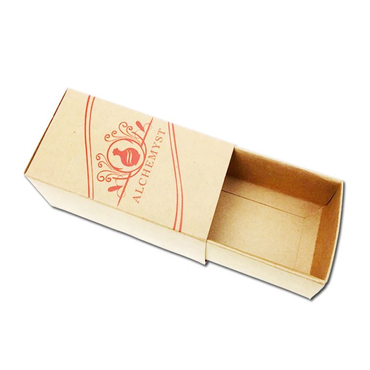 Kaxxa tad-drawer tal-karta Kraft b'żigarella